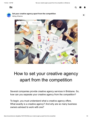 How to set your creative agency apart from the competition