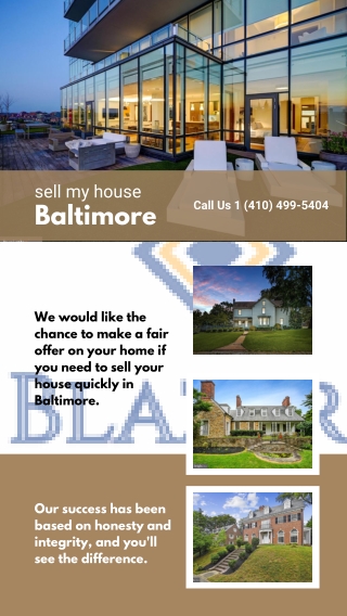 Make Selling My Baltimore House Easy And Quick With Us