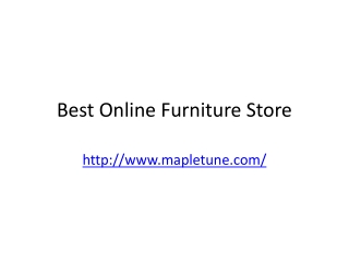 Best Online Furniture Store