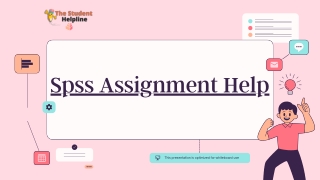 Get Best Spss Assignment Help With Australia's No.1 Phd Helpers