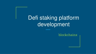 Defi staking platform development2