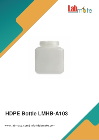 HDPE-Bottle