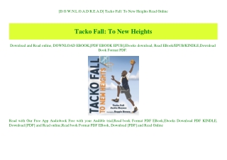 [D.O.W.N.L.O.A.D R.E.A.D] Tacko Fall To New Heights Read Online