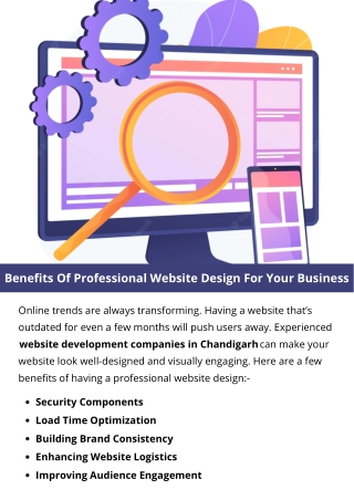 Benefits Of Professional Website Design For Your Business