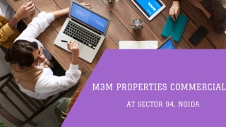 M3M Sector 94 - An Upcoming Commercial Project in Noida - PDF