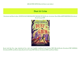 [READ PDF] EPUB Dust & Grim {read online}