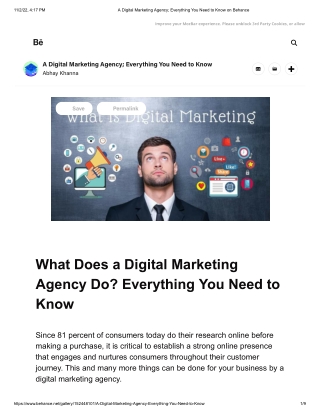 A Digital Marketing Agency; Everything You Need to Know