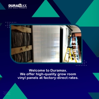 Invest in Duramax grow room wall panels to prevent mold and moisture damage