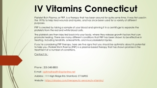 IV Vitamins Connecticut