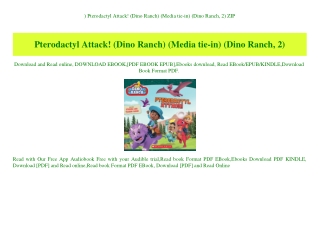 ^DOWNLOAD-PDF) Pterodactyl Attack! (Dino Ranch) (Media tie-in) (Dino Ranch  2) ZIP