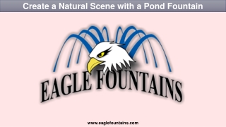 Create a Natural Scene with a Pond Fountain