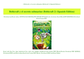 (B.O.O.K.$ Bobicraft y el secreto submarino (Bobicraft 2) (Spanish Edition) (E.B.O.O.K. DOWNLOAD^