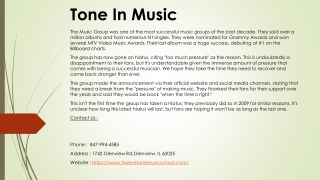 Tone In Music