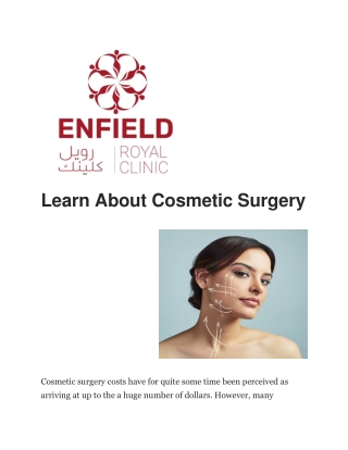 Cosmetic Surgery in Dubai