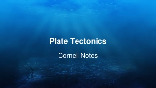 Plate Tectonics