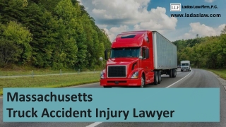Massachusetts Truck Accident Injury Lawyer