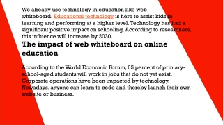 Web whiteboard