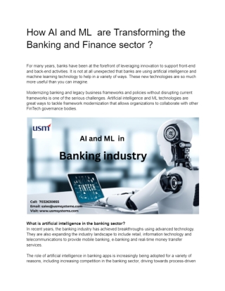 AI nd ML in banking - Google Docs