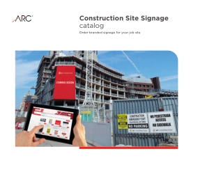 Construction Site Signage-Catalog-DIGITAL-ARC