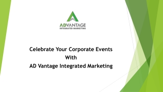 AD Vantage: Corporate Event Management in Bangalore at the Best