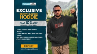 Enjoy 10% Off Brown Munde Hoodie - Punjabi Adda