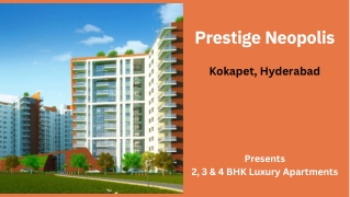 Prestige Neopolis Project In Kokapet Hyderabad -E-brochure