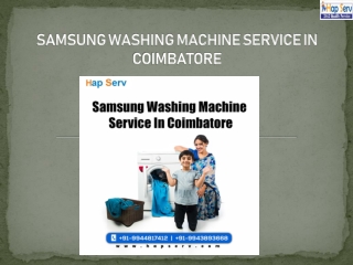 SAMSUNG WASHING MACHINE SERVICE IN COIMBATORE