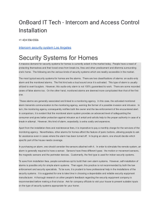 OnBoard IT Tech - Intercom and Access Control Installation (1)