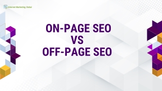 On-Page vs Off-Page SEO