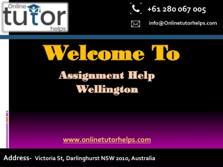 Assignment Help Wellington PPT