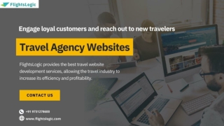 Travel Agency Website Design And Development