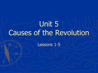 Unit 5 Causes of the Revolution