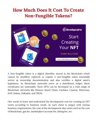 How Much Does It Cost To Create NFTs?