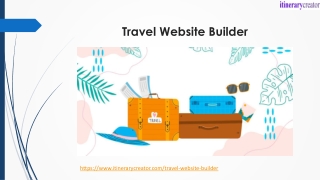 Travel Website Builder