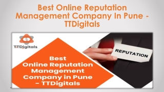 Best Online Reputation Management Company In Pune