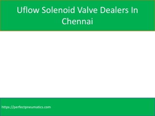 Uflow Solenoid Valve Dealers In Chennai