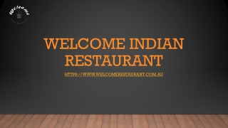 Indian Catering Near Me | Welcomerestaurant.com.auom.au