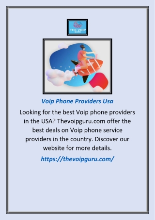 Voip Phone Providers Usa | Thevoipguru.com