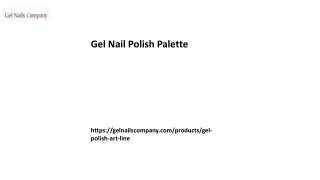 Gel Nail Polish Palette Gelnailscompany.com....