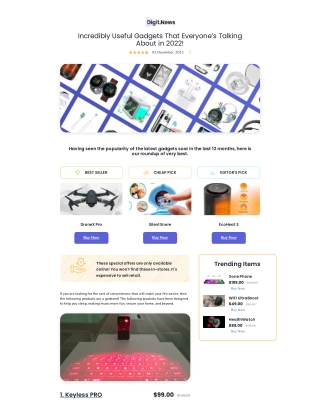 Useful Gadgets Only Available Online
