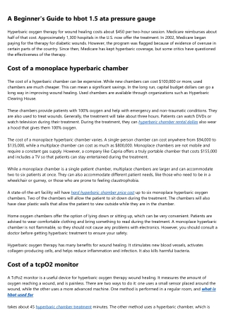 How to Master hyperbaric oxygen chambers for home use in 6 Simple Steps