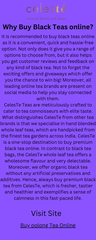 Buy oolong Tea Online