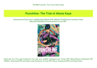 EPUB$ Punchline The Trial of Alexis Kaye (READ PDF EBOOK)