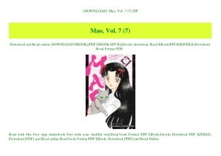 {DOWNLOAD} Mao  Vol. 7 (7) ZIP