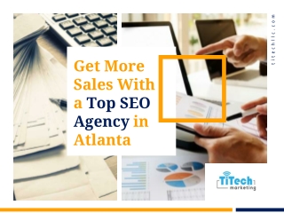 Get More Sales With a Top SEO Agency in Atlanta