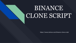 binance clone script
