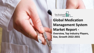 Medication Management System Global Market- Growth Analysis, Latest Trends