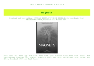 [Best!] Magnets ^DOWNLOAD E.B.O.O.K.#