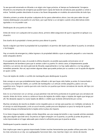 De qué manera abrir un cierre sin llaves