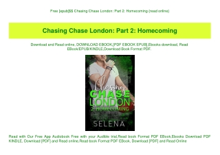 Free [epub]$$ Chasing Chase London Part 2 Homecoming {read online}